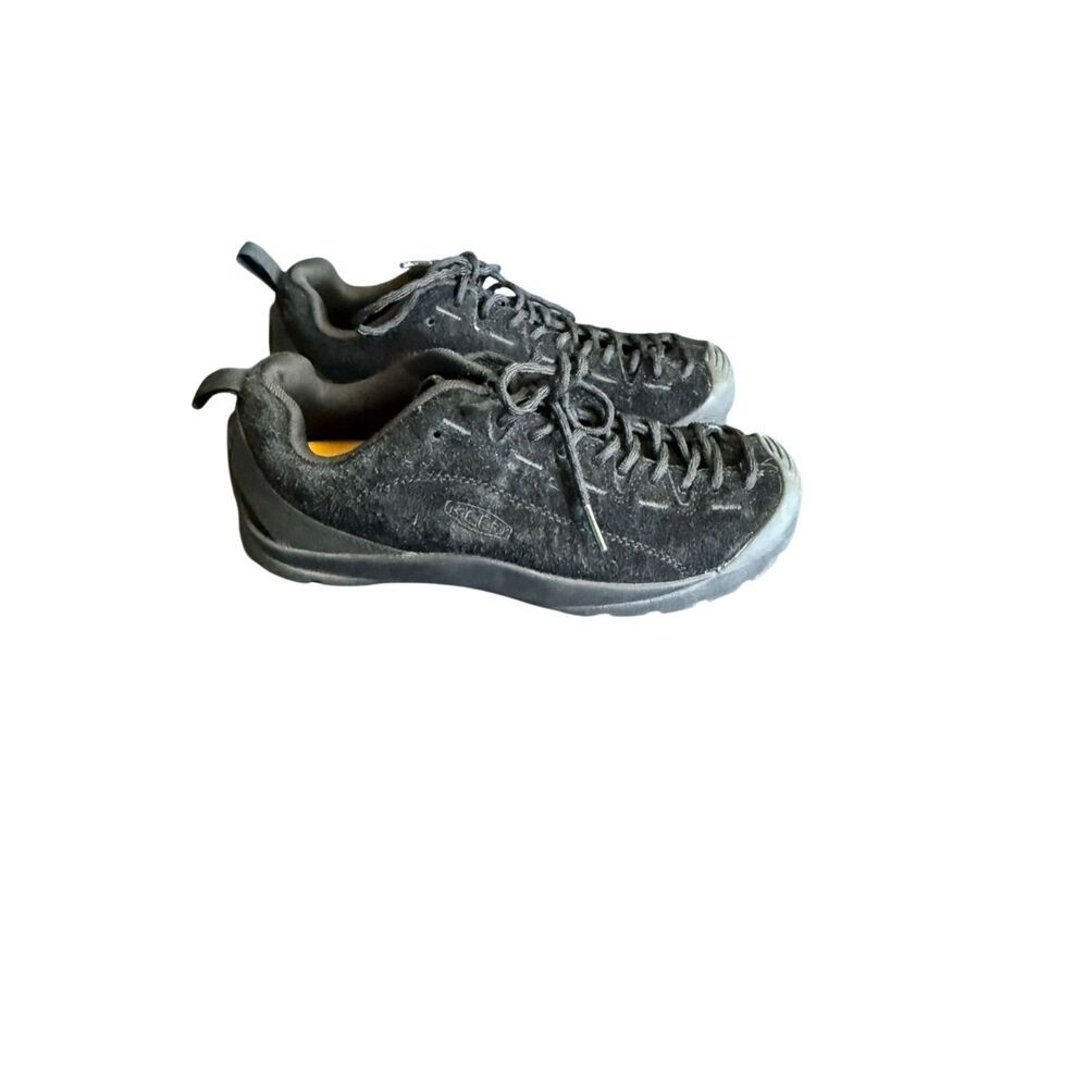 Keen Womens Black Gray Jasper Suede Lace Up Climbing Hiking Sneakers Size 8.5 - Picture 3 of 16